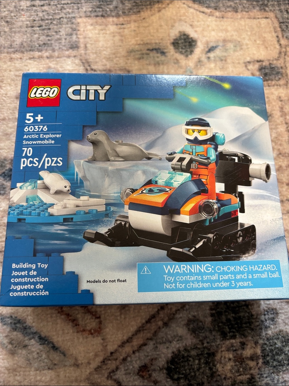 New!Lego City Arctic Snowmobile - 60376